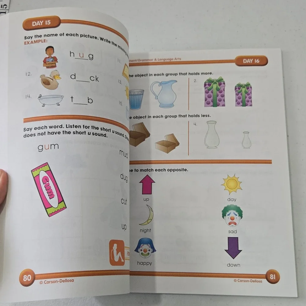 Summer Bridge Activities Bridging Grades K to 1 Workbook Carson Dellosa 704696
